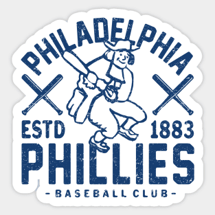 Philadelphia Phillies Retro 2 by Buck Tee Sticker